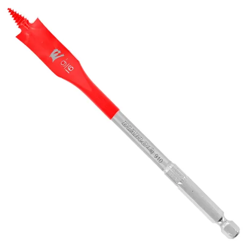 Vista 11 de Diablo Broca de pala para madera - Diseño Speed-TIP - Diámetro de 1-1/2", Longitud de 4", Vástago hexagonal de 1/4" - DSP1090