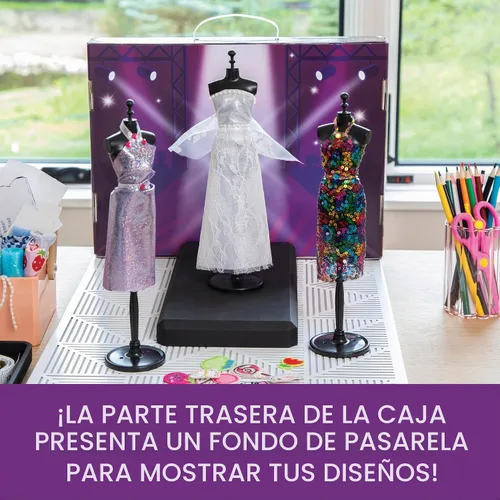 Vista 4 de MindWare Kits de diseño de moda a partir de 8 años - Run The Runway Kit de manualidades para niñas - Actividad de aprendizaje creativa para niños