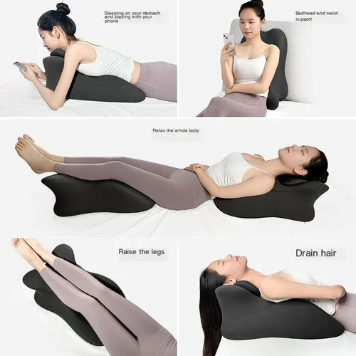 Vista 6 de Discreet - Almohada de cuña para parejas, cojín de espuma viscoelástica para asiento de cama, almohadilla de estrés para apoyo de intimidad