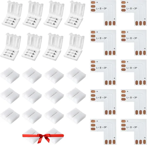 Vista 13 de JACKYLED Conectores de tira LED de 2 pines de 0.394 in para tiras de luces