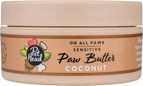 Vista 2 de Pet Head En todas las patas Mantequilla de coco para patas Suaviza y nutre para patas y narices suaves sin grietas Bálsamo hidratante para patas