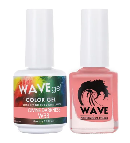 Vista 186 de WAVEGEL - Juego dúo de gel y esmalte de uñas a juego - Colección Simplicity - #P109 Blizzard I 0.5 onzas
