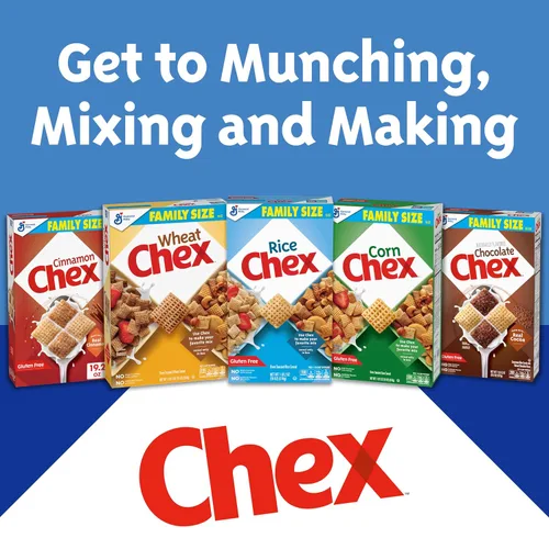Vista 9 de Cereal de Arándanos Chex, Cereal para el desayuno sin gluten, hecho con grano integral, 12 onzas 0.35 onzas de grano entero por porción, buena