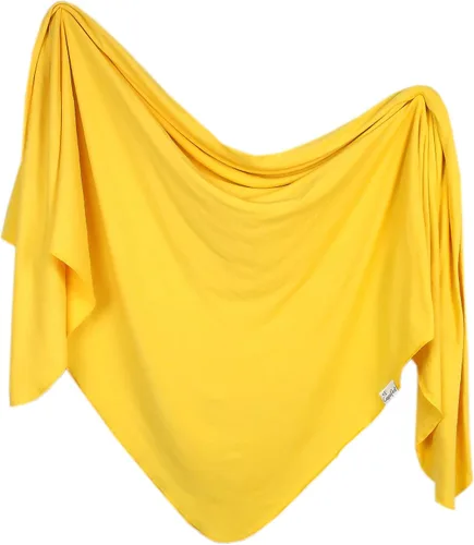 Vista 11 de Copper Pearl Manta para envolver al bebé, manta de punto de primera calidad, manta grande suave y elástica para bebé niño y niña, mantas para recién