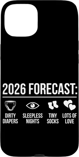 Vista 9 de Funny New Parents Future Mom Dad to Be 2026 Expecting Couple Case for iPhone 17