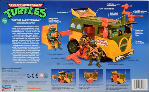 Vista 4 de Teenage Mutant Ninja Turtles Vagón de Fiesta Original