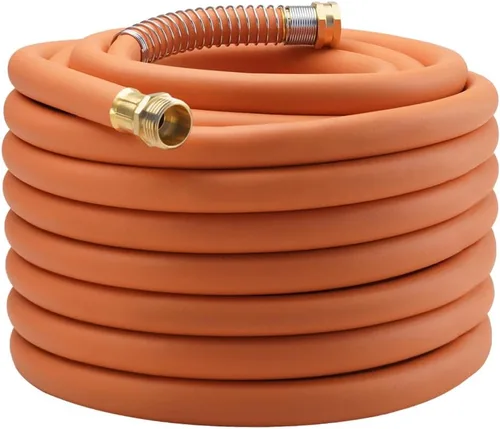 Vista 16 de Wiseflow Leader Hose Manguera de agua resistente de 3 x 5/8 pulgadas con accesorios de latón macho a hembra, extensor de manguera corta para carrete