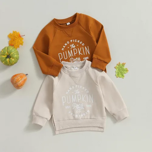 Vista 7 de DuAnyozu Ropa de bebé de Halloween, sudadera de calabaza, suéter de manga larga, suéter de manga larga, trajes de otoño