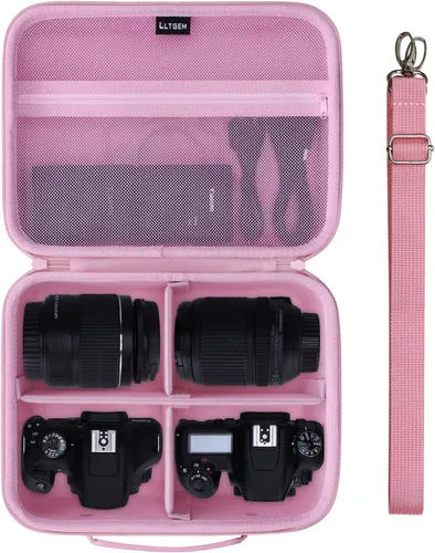 Vista 32 de Funda para Canon EOS T7 R50 R100/Sony Alpha a6400 a6700 Cámara Púrpura
