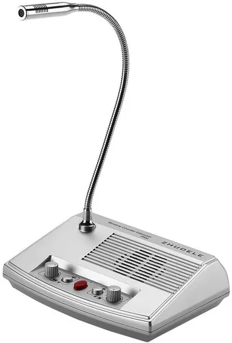 Vista 7 de 110V-220V ZDL-9906 DualWay Ventana Contador de vidrio Intercomunicador Interfono Altavoz Micrófono de intercomunicación para tienda bancaria Escuela