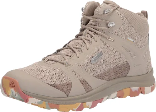 Vista 3 de KEEN Botas de senderismo Terradora 2 impermeables de altura media para mujer Negro/Magneto