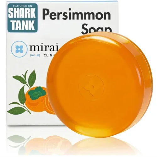 Vista 11 de Mirai Clinical - Barra de jabón de caqui con aroma a lavanda, jabón japonés de caqui para personas mayores, hecha con extracto de té verde, barra
