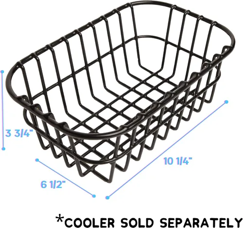 Vista 3 de Above Sea Level Cesta hielera para YETI Roadie 24 y YETI Roadie 32 – Bandeja de alambre seco para cofres de hielo YETI Roadie – Compatible
