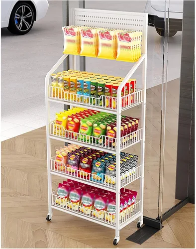 Vista 8 de Estante comercial para supermercado, soporte de exhibición de aperitivos al por menor, tienda de conveniencia/farmacia, soporte de exhibición