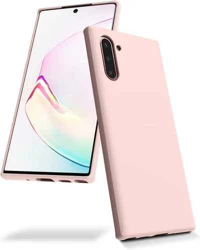 Vista 9 de GOOSPERY Funda de silicona líquida para Galaxy Note 10 (2019) Silky-Soft Touch Full Body Protection Funda a prueba de golpes con forro de microfibra