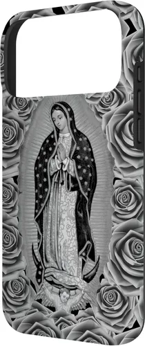 Vista 54 de Funda para iPhone 11 Nuestra Señora Virgen De Guadalupe Virgen María Floral