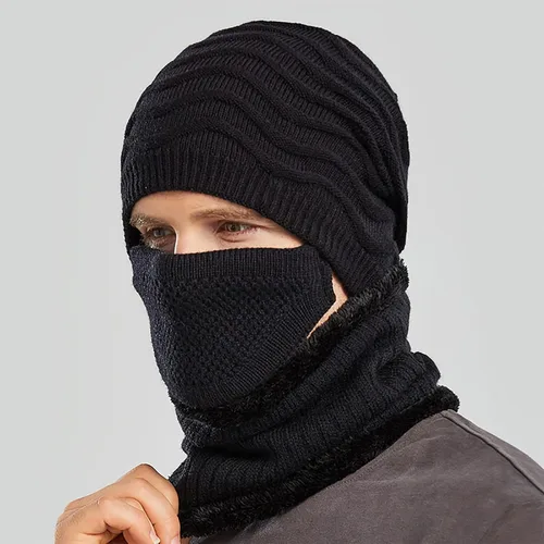 Vista 3 de Paquete de 3 máscaras de esquí, bandana para la cara, unisex, deportes al aire libre, bufanda de esquí, gorras de ciclismo y máscara facial térmica