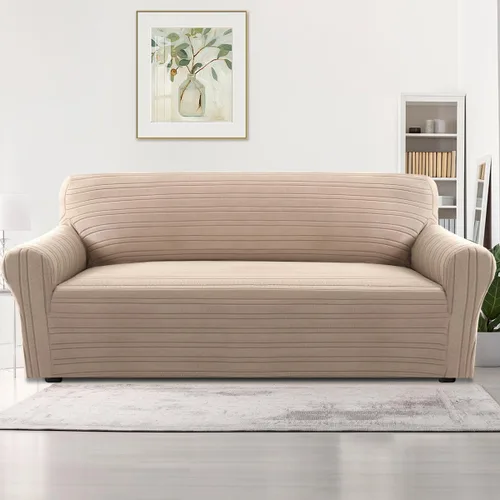 Vista 30 de H.VERSAILTEX Fundas de Loveseat de Alta Elasticidad, Funda de Sofá de 1 Pieza Antideslizante con Parte Inferior Elástica, Fundas de Sofá Gruesas