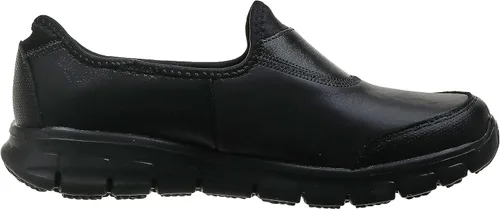 Vista 9 de Skechers Zapatos de seguridad para mujer, Negro