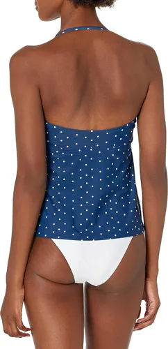 Vista 2 de Catalina Tankini tipo bandeau con giro estándar para mujer