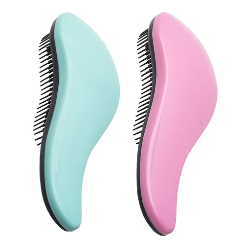 Vista 8 de WYNK Cepillo desenredante para adultos y niños, peine desenredante, herramientas y aparatos de peinado para cabello