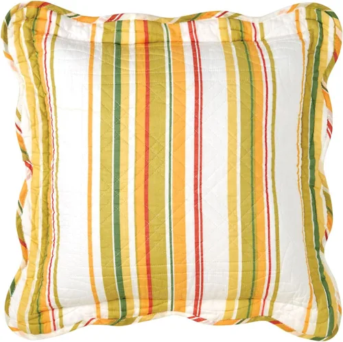 Vista 2 de BrylaneHome Almohada cuadrada Florence - Flor antigua