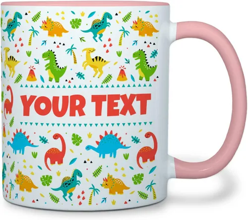 Vista 10 de Taza personalizada para niños – Mariposas – Nombre/texto personalizado, chocolate caliente de cerámica, cacao/taza de café para niñas, regalo