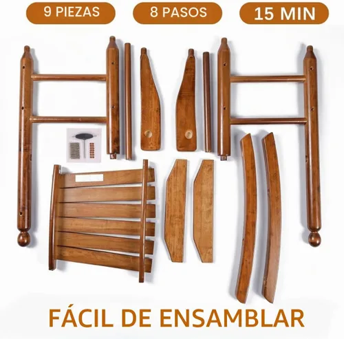 Vista 5 de Mecedora para niños, mecedora de madera para bebés pequeños, muebles cómodos para exteriores e interiores, sala de lectura, dormitorio, sala