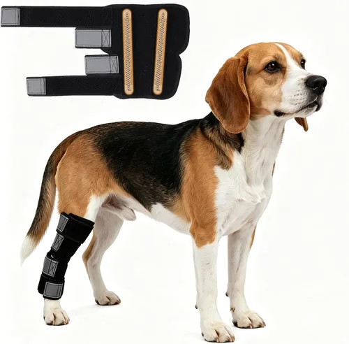 Vista 10 de Dog Leg Brace for Back Leg Support Adjustable Hock & Ankle Compression Wrap