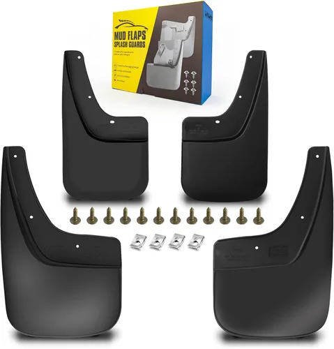 Vista 32 de Aleta de lodo Compatible con 2009-2010 Do-dge Ram 1500/2500/3500, 11-18 Ram 1500/2500/3500, Compatible con ruedas traseras simples, No es compatible