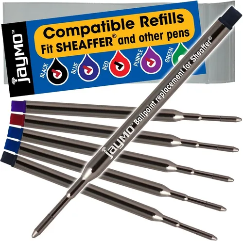 Vista 17 de Jaymo Repuesto para Sheaffer K 99335 - Medidas 3.75 in / 95 mm de largo - Recambio de bolígrafo - 12 negro