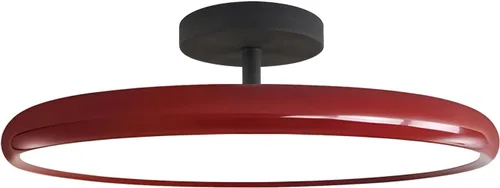 Vista 9 de KCO Lighting Iluminación Vintage Verde Luz de Techo Empotrada Negra Luz de Techo Semi Empotrada de Mediados de Siglo Moderno Lámpara de Techo