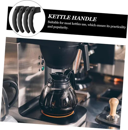 Vista 4 de SHOWERORO 4 piezas de mango de repuesto de baquelita para hervidor de café, mango de olla escaldada para hervidores eléctricos y utensilios