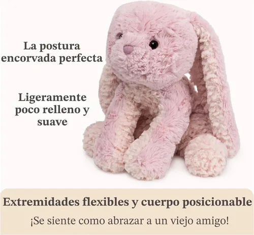Vista 3 de GUND Cozys Collection Bunny - Juguete sensorial de peluche de 10 pulgadas