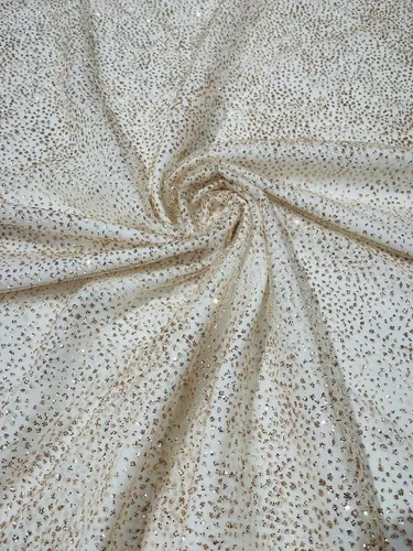 Vista 5 de New Creations Fabric & Foam Inc, brillo de tela con purpurina de tul grueso/brillo de tul para vestidos/tela de purpurina de malla/tela de Negro