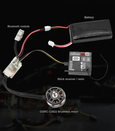 Vista 6 de OGRC C2822 Motor sin escobillas 1400KV RC Modelos Motor sin escobillas para SCX24 C10 JLU Deadbolt Gladiator Bronco Crawler Car