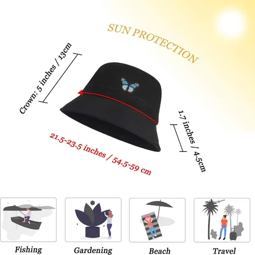 Vista 284 de ZLYC Gorra de pescador bordada de moda unisex para hombres y mujeres