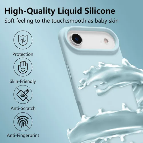 Vista 286 de Funda magnética de silicona para iPhone 13 Pro, color blanco antiguo [Compatible con Magsafe] [Forro de microfibra suave antiarañazos], funda