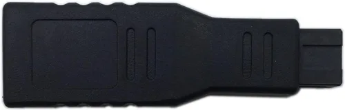 Vista 6 de CERRXIAN FireWire IEEE 1394 Tipo A 400 6 Pin hembra a 1394 Tipo B 800 9 Pin macho transferencia de datos adaptador convertidor