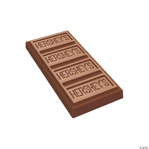 Vista 4 de Barra de caramelo de chocolate con leche HERSHEY'S tamaño para refrigerio, paquete a granel de 5 libras