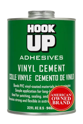 Vista 5 de Cemento de vinilo – Pegamento de reparación de revestimiento de piscina impermeable para vinilo y PVC, cemento de contacto flexible de secado rápido