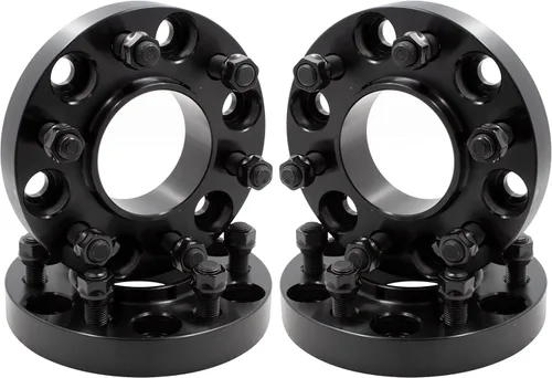Vista 12 de Wheel Accessories Parts 2 Piezas Espaciadores de Rueda Centrados en el Buje 6x5.5 6x139.7mm 1.00 Pulgada de Grosor 78.1mm Buje M14x1.5 14x1.5 Rosca