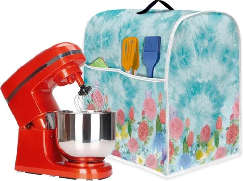Vista 12 de Aztec Kitchen Aid - Cubierta para batidora de cocina, tamaño S, a prueba de polvo, compatible con batidora de soporte de 5 a 8 cuartos de galón