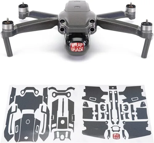 Vista 11 de Wrapgrade Unidad Principal Skin DJI Compatible con DJI Air 2S (AMRY GREEN)