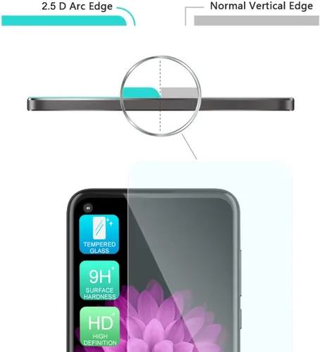 Vista 8 de TJS Funda compatible con Boost Mobile Celero 5G + Plus 2024 (3ª versión), protector de pantalla de vidrio templado, híbrido a prueba de golpes