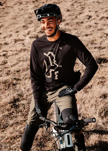 Vista 4 de Fox Racing Camiseta Ranger Dri Release LS Mountain Bike para hombre