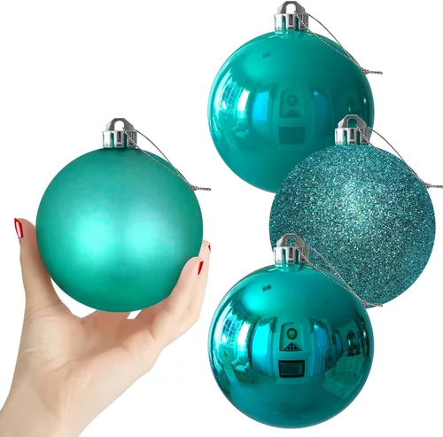 Vista 160 de Esferas pequeñas de Navidad de bronce y dorado de 1.6 pulgadas, adornos para decoración de árbol de Navidad, bolas colgantes inastillables