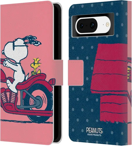 Vista 36 de Head Case Designs Officially Licensed Peanuts Charlie & Woodstock Nap Halfs and Laughs Leather Wallet Case Compatible with Google Pixel 8