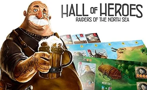 Vista 3 de Renegade Game Studios Expansión Raiders of the North Sea Hall of Heroes, Edades 12+, 2 - 5 jugadores, Tiempo de juego 60 - 80 minutos