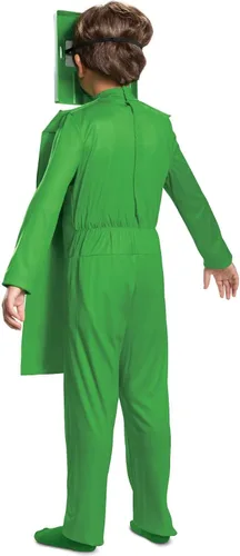 Vista 3 de Disfraz infantil clásico de Minecraft Creeper